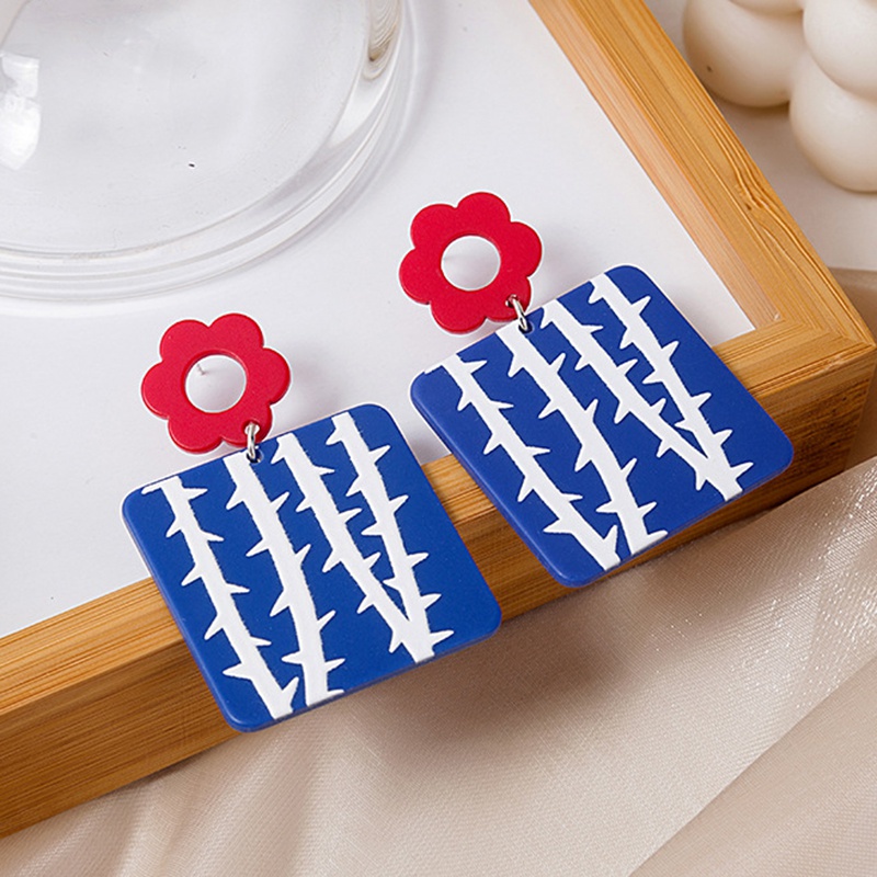 1 Đôi Bông Tai Xỏ Lỗ Hình Trái Tim Thời Trang Dành Cho Tuổi Teen Và Nữ