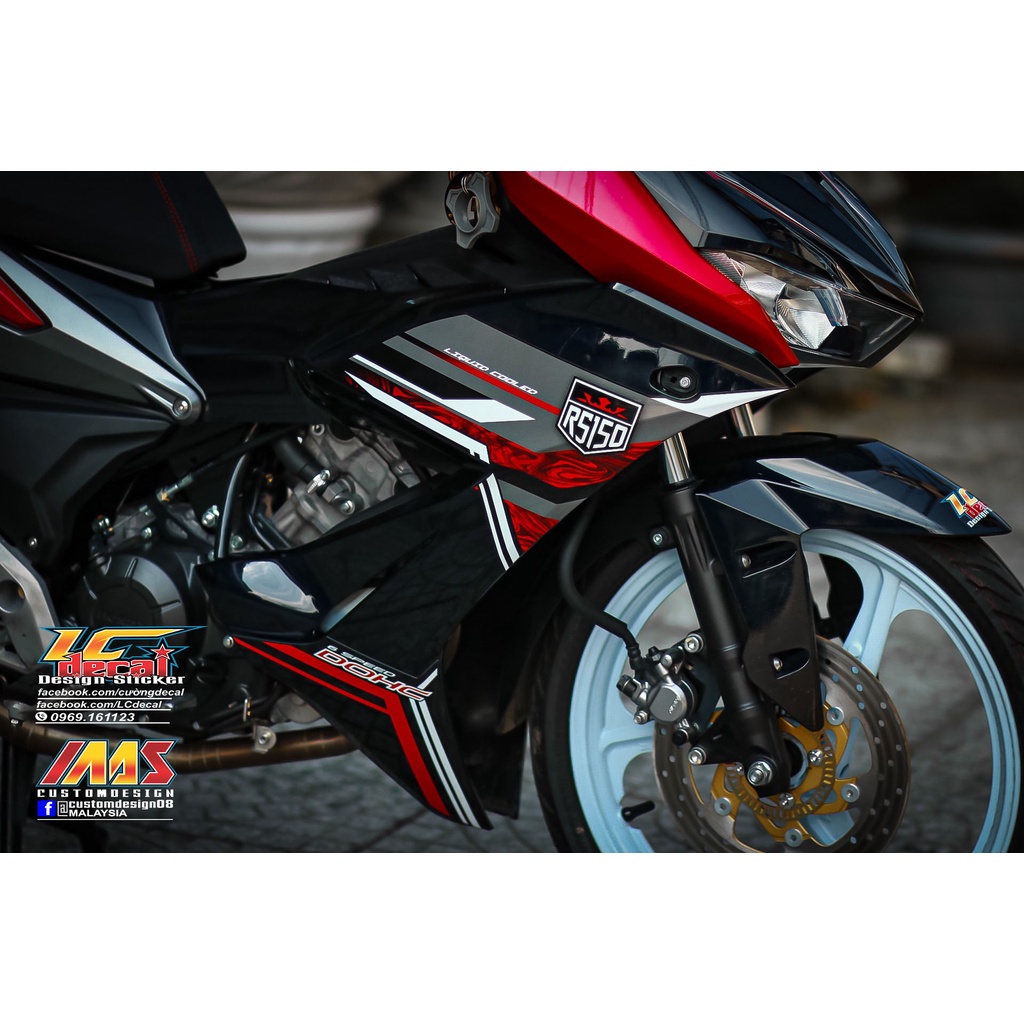 Tem rời Winner X đỏ đen Rs 150 , tem 3 lớp cao cấp không bày màu