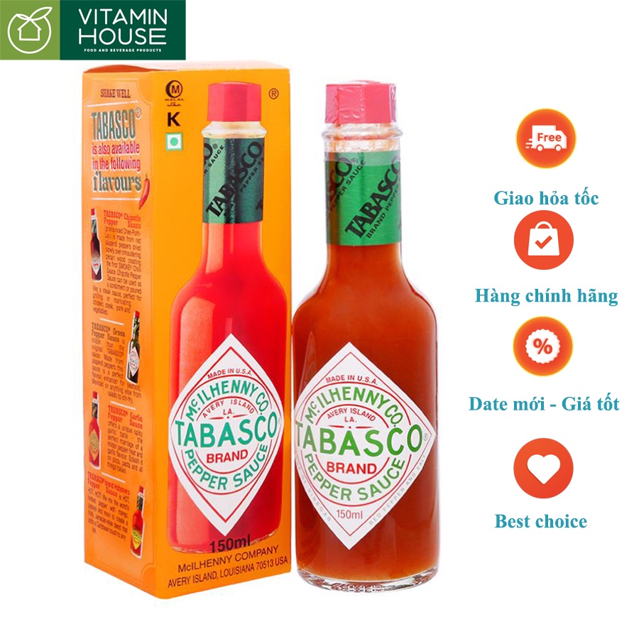 Sốt ớt đỏ Tabasco 60ml -0018