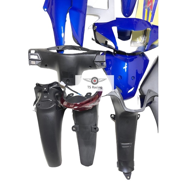 Dàn áo wave rs xanh đen - tặng team 3 lớp