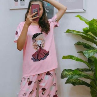 Bộ đồ mặc nhà cute (hàng quảng châu)
