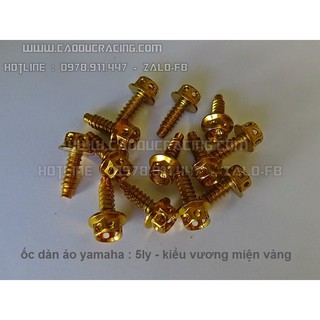 Sỉ ốc dàn áo ren cưa kiểu vương miện - xanh vàng