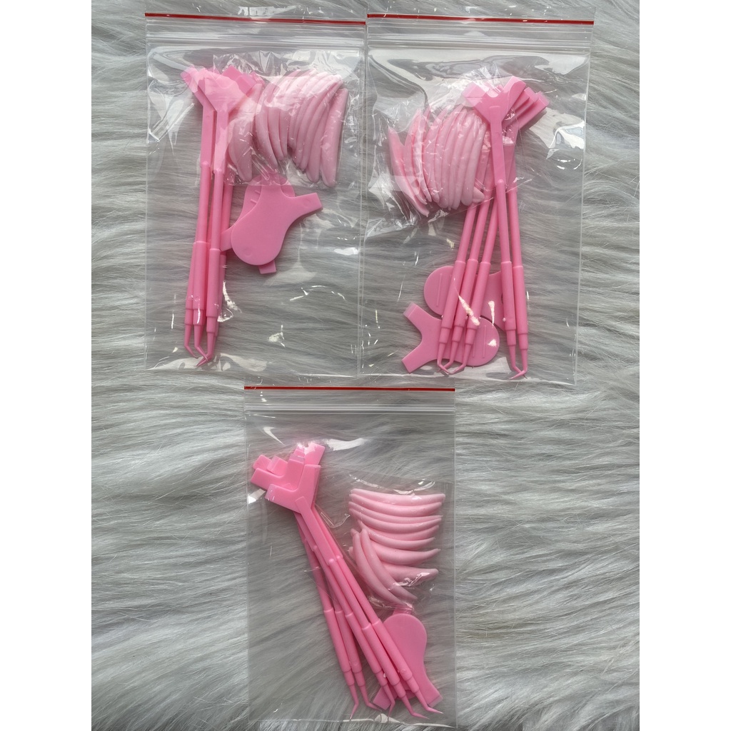 Set trục uốn mi - combo thanh trục uốn mi - Dụng cụ nối mi