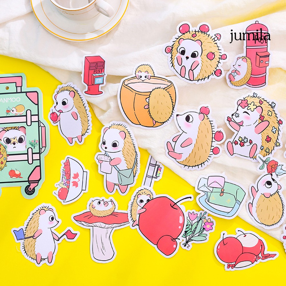 Sticker Dán Trang Trí Hình Chú Nhím Đáng Yêu