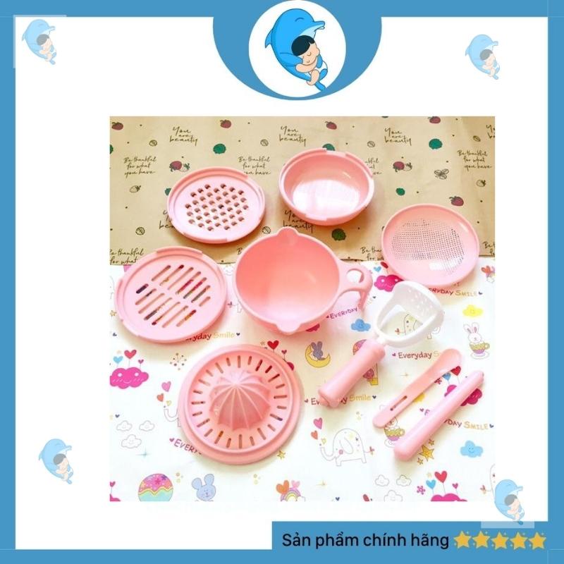 Bộ Dụng Cụ 9 Món Chế Biến Ăn Dặm, Rây Cháo, Nghiền Thức Ăn Cho Bé