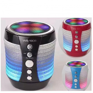 Loa bluetooth WS-1805B có đèn led đổi màu cực đẹp