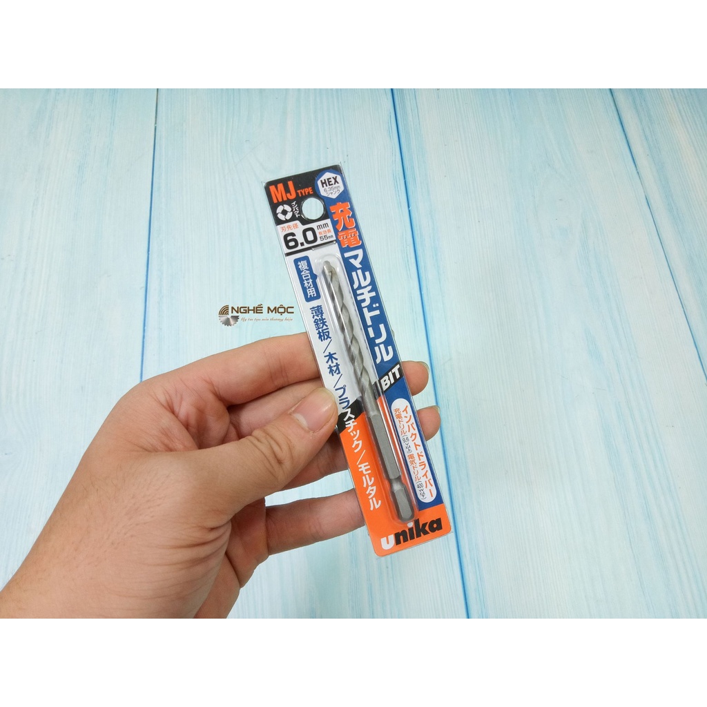 Mũi khoan Unika MJ chân lục giác mũi khoan đa năng Unika chính hãng