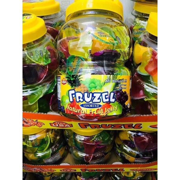 Thạch Rau Câu Trái Cây Tự Nhiên Fruzel Jelly 1,45kg