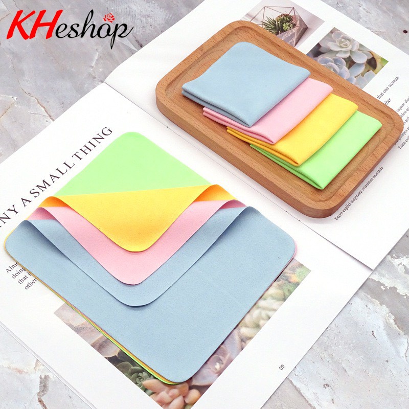 Khăn Nhung lau kính, màn hình điện thoại máy tính ống kính chuyên dụng mã Y6030