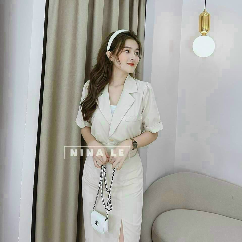 Sét Bộ Đi Chơi Đầm Ôm Xẻ Tà Chất For Mặc Mát Tôn Dáng Sang Chảnh [NEW UNISEX]