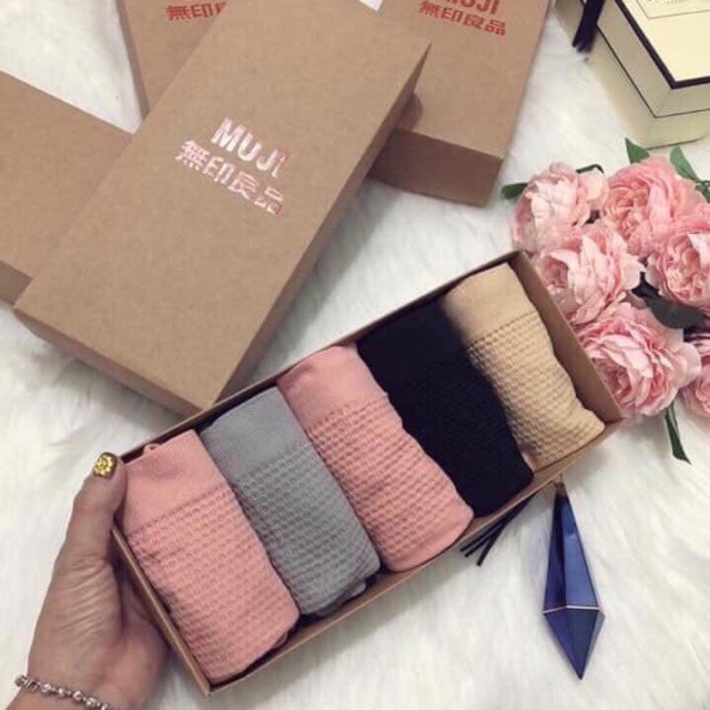 HỘP 5QUẦN MUJI Y TẾ KHÁNG KHUẨN NHẬT | BigBuy360 - bigbuy360.vn