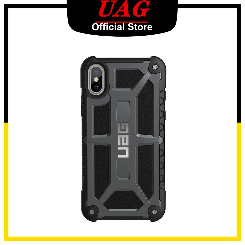 UAG Monarch Series Apple Ốp lưng iphone X / XS / XR / XS MAX Cover with Rugged Lightweight Slim Shockproof Protective Ốp lưng iphone Casing - Grey