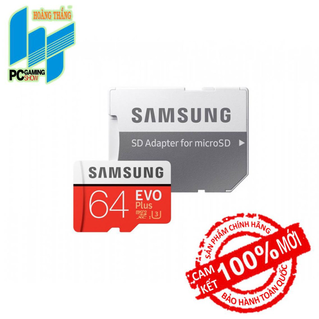 Thẻ nhớ Micro SDXC Samsung 64GB EVO Plus (class10)