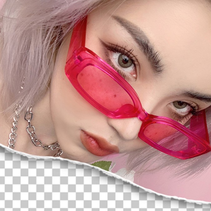 Kính mát tròng vuông màu sắc ngọt ngào thời trang phong cách unisex