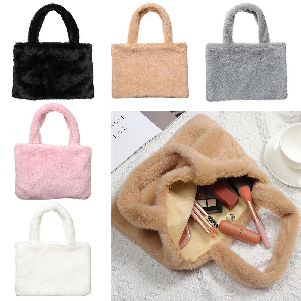YVE Túi Xách Phối Lông Thú Thời Trang Thu Đông Cho Phái Nữ