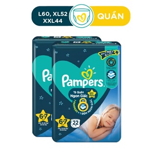 Đủ size- tã quần ngon giấc pampers l30/xl26/xxl22