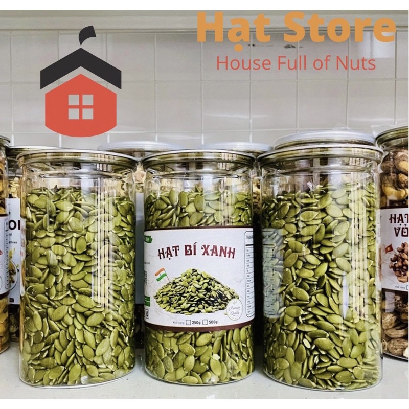1Kg Nhân Hạt Bí Xanh Ấn Độ Sấy Chín, Thơm, Ngon, Không Chất Bảo Quản Như Hình