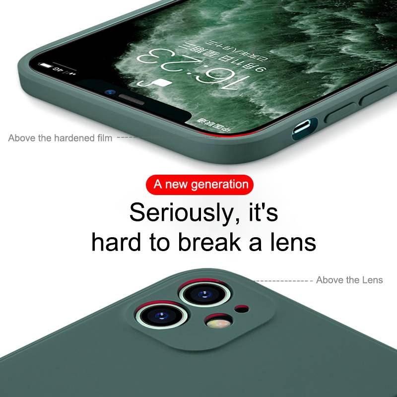 Ốp Điện Thoại TPU Silicon Màu Trơn Thời Trang Cho iPhone 11 Pro MAX 6 6s 7 8 Plus X XS SE 2020 2022 SE3