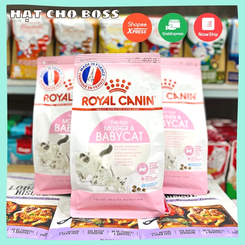 Thức Ăn Cho Mèo ROYAL CANIN MOTHER BABY CAT Túi 2kg và 400gr - Dinh dưỡng vượt trội
