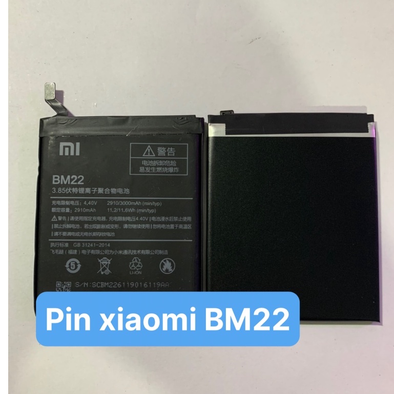 Pin chính hãng Xiaomi Mi 5, Pin BM22 2910/3000 mAh / Có bảo hành