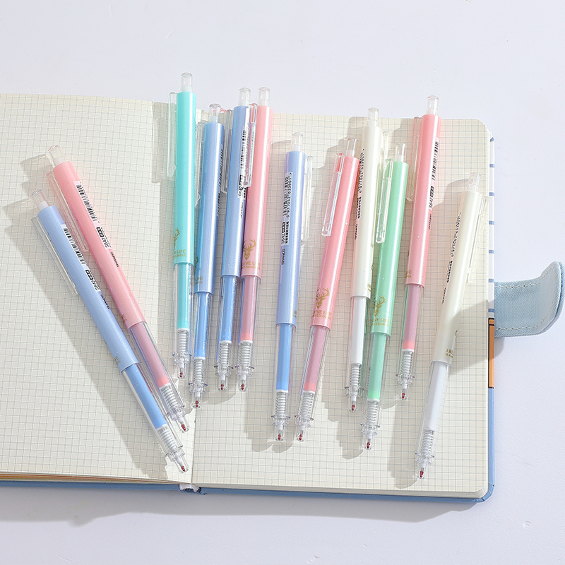 1 bút bi đen 0.5mm dành cho học sinh / dân văn phòng