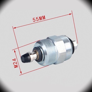 Van Điện Mở Dầu (solenoid) cho máy 178F 186FA 190F 192FA máy 3kw 5kw 6.5kw