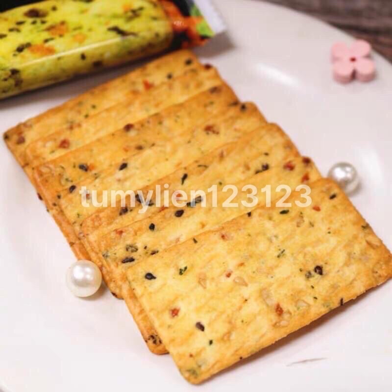 Bánh Quy Giòn Đài Loan Naziba Vị Rau Củ (Gói 288g)