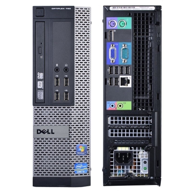 Cây máy tính để bàn Dell OPTIPLEX 790 Sff, EX (CPU G620, Ram 4GB, HDD 250GB, DVD) tặng USB Wifi, Hàng nhập khẩu