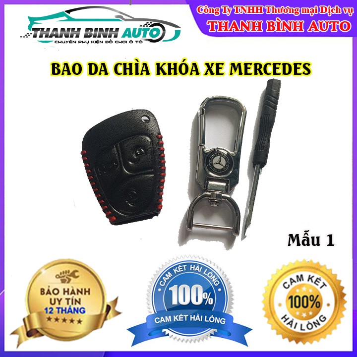 Móc Treo Chìa Khóa Bao Da Cao Cấp Xe Mercedes - Thanh Bình Auto