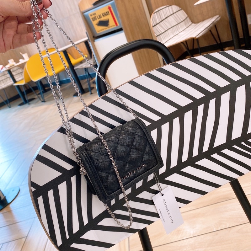 Túi Mini, Ví CK Hot Hit Chất Da Hạt Full Box