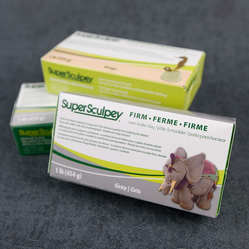 Đất sét nung Polymer Clay Super Sculpey Firm-Ferme-Firme