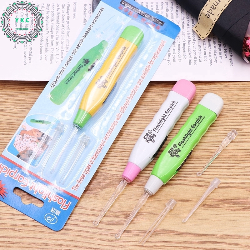 Dụng cụ vệ sinh tai có đèn LED tiện dụng