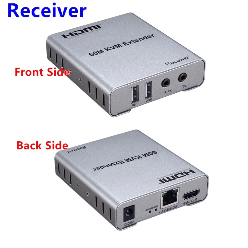 Dây Cáp Mạng ethernet usb kvm hdmi kvm Mở Rộng Âm Thanh Bởi cat5e cat6 rj45 ethernet Và Nhận Tín Hiệu video Cho ps3 ps4 camera stb dvd pc laptop Sang tv