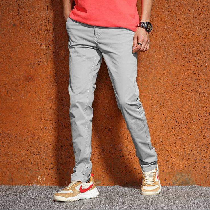 Quần Kaki nam ZA-RA cao cấp form slim-fit co dãn thoải mái