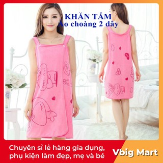 Chuyên sỉ lẻ khăn tắm đa năng 2 trong 1 kích thước 80-140 cm Vbig Mart