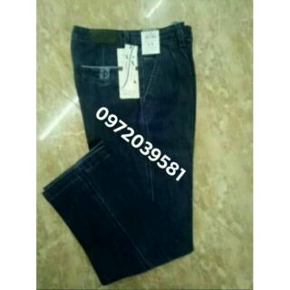 QUẦN JEAN NAM ❤️ FREESHIP ❤️ Quần bò thụng túi chéo Nam Trung Niên chất co giãn