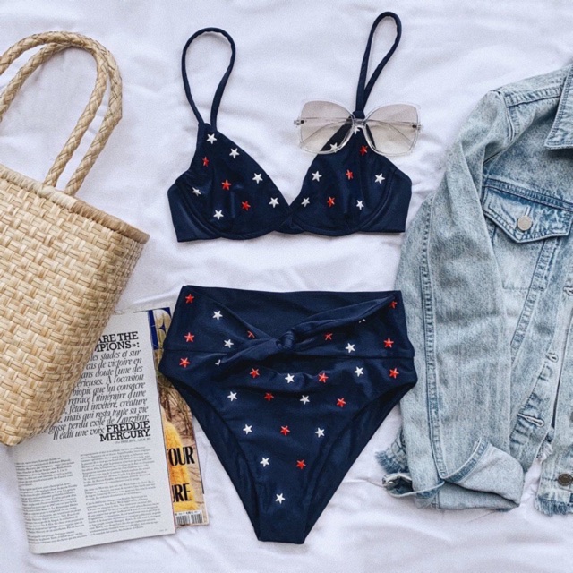 [BKN686] &lt;ÂU&gt; SET BIKINI SAO NHÍ (CÓ GỌNG) (CẠP CAO)
