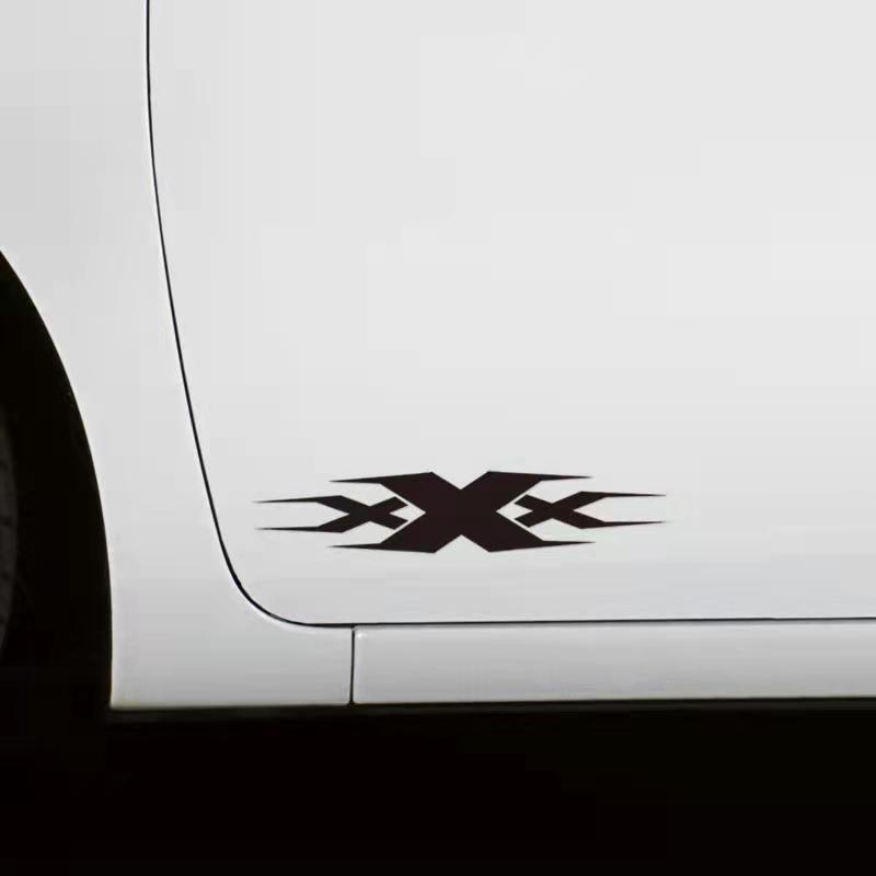 Bộ 3 Miếng Dán Phản Quang Chống Thấm Nước Nhiều Màu Sắc Trang Trí Xe Hơi