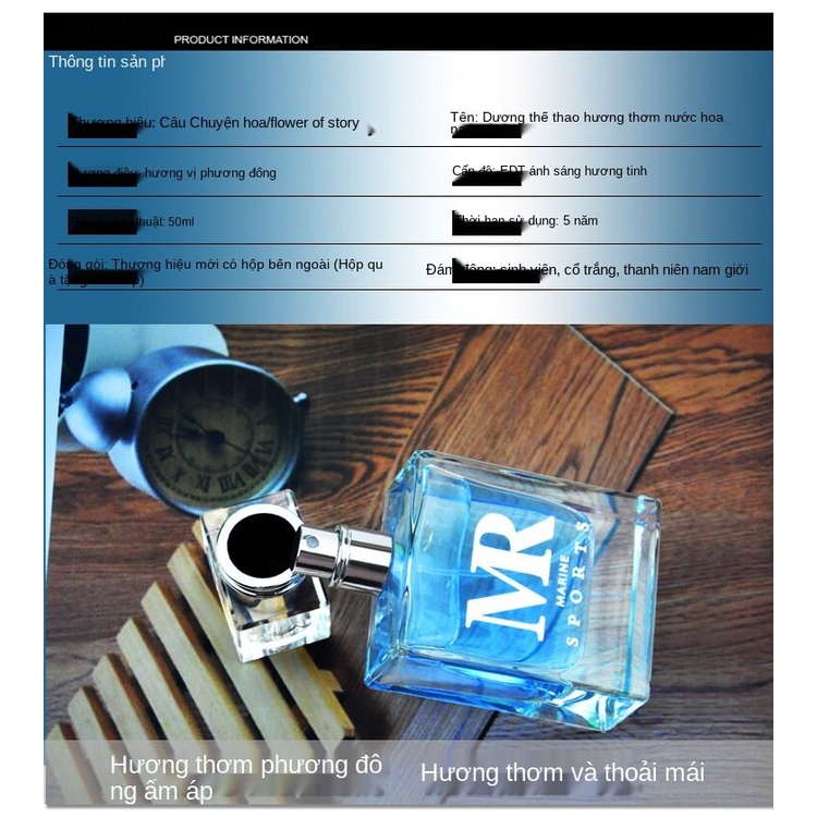 Mùi hương đại dương-Nước hoa nam Cologne cổ điển-Sự quyến rũ của người đàn ông