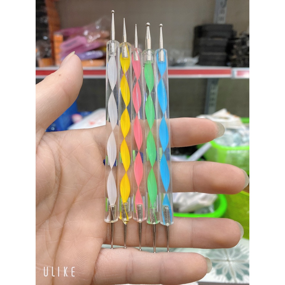 Set bút chấm bi 5 cây làm móng.