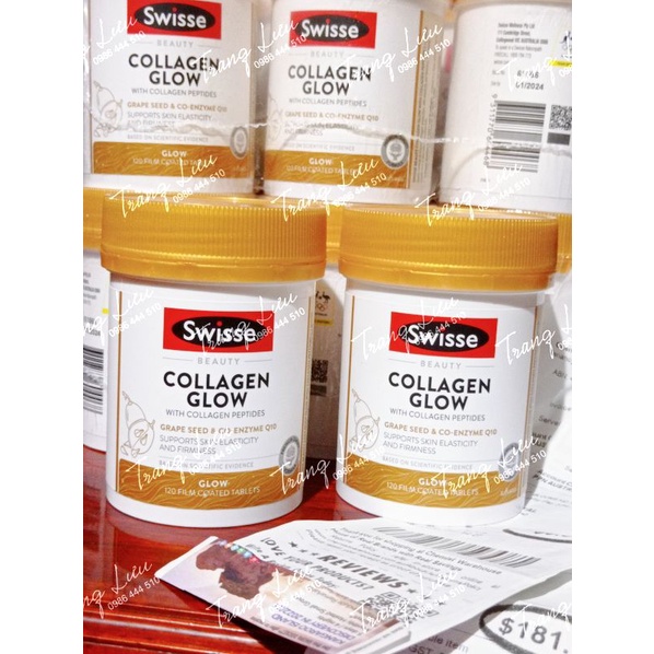ĐỦ BILL -  COLLAGEN CĂNG BÓNG DA SWISSE GLOW