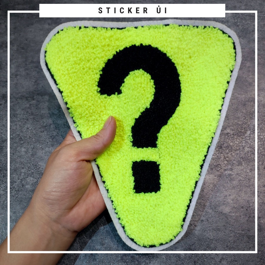 Sticker ủi áo Cao cấp - CÓ SẴN KEO ỦI - sticker vải dùng làm miếng vá áo, phụ kiện trang trí quần áo, balo, giày, nón