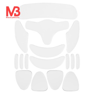 Bộ 16 miếng dán mặt/trán/cằm/mắt chống nếp nhăn bằng silicon có thể tái sử dụng