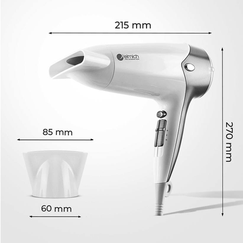 Máy sấy tóc Elmich HDE-1820 - Công suất 2000W - Hàng chính hãng