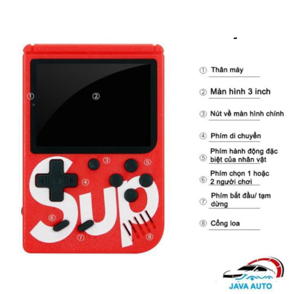 Máy Chơi Game SUP 400 trò chơi [TẶNG KÈM TAY CHƠI GAME], SUP400 Cầm Tay G1 Plus 400 In 1 - HƠN 400 T