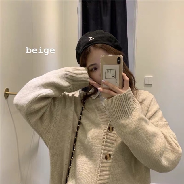 Áo len cardigan ulzzang HQ kèm ảnh thật ở cuối ❣️🌸