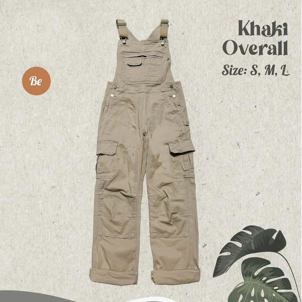 Siêu Xịn Quần Yếm Kaki Nam Nữ Màu Sắc Retro - New - Yếm Thời Trang Chất Vải Dày Dặn Nhiều Túi