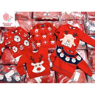 sale-( Ảnh thật hàng loại 1) Áo len noen cho bé trai, bé gái - Mini Werztoun (8kg-19kg)