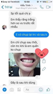 Bột than tre làm trắng răng
