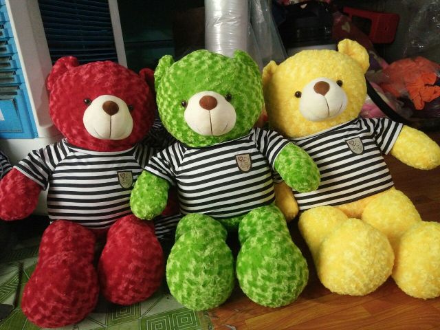 10 Vỏ gấu teddy khổ 1m2 ( cao 1m)